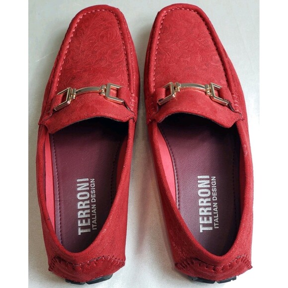 Terroni italian design, Men’s Size 8.5 LA05 Red - Buckle Strap Mint Real Nice... main image 10